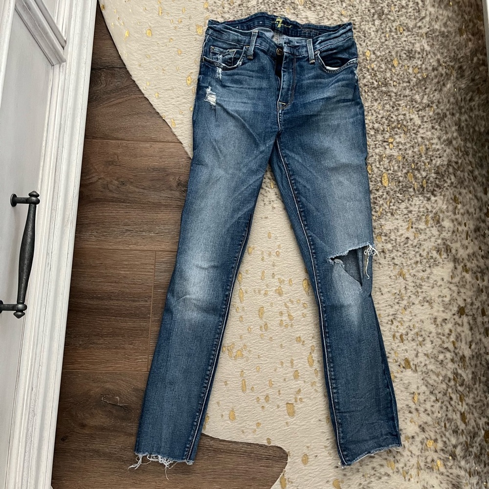 7 for all mankind skinny jeans